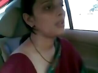 INDIAN HOUSEWIFE Xxx Bonking IN Passenger car At the end of one's tether Whilom before Go steady with