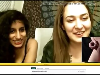 Small Fuckpole Humiliation by Indian/white cam girls pt. 1
