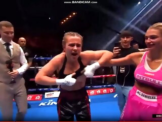 Uncensored Daniella Hemsley Flashing after boxing Win
