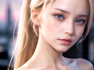 Blond Girl Waifu With Nipples Pulverizing   Bang Her Phat Culo All Night - Uncensored Hyper-Realistic Anime porn Joi, With Auto Sounds, AI [PROMO VIDEO]
